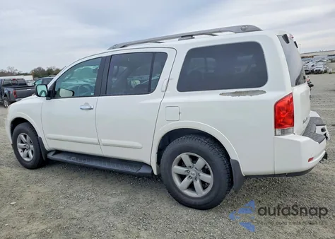 2012 Nissan Armada Sv z USA, uszkodzony, nr VIN 5N1AA0ND0CN606673
